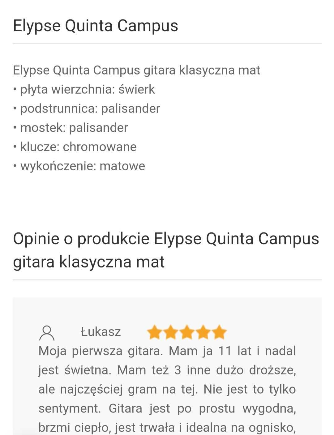 Gitara klasyczna gitara akustyczna jak nowa kampus książka gratis