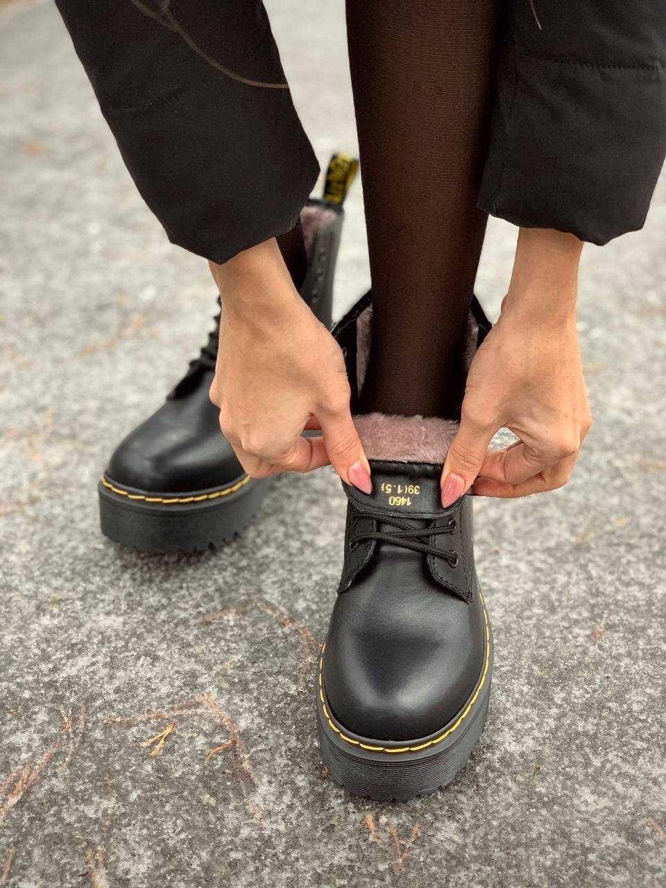 АКЦІЯ! Жіночі черевики Dr.Martens Jadon David Michelangelo Fur (36 р.)