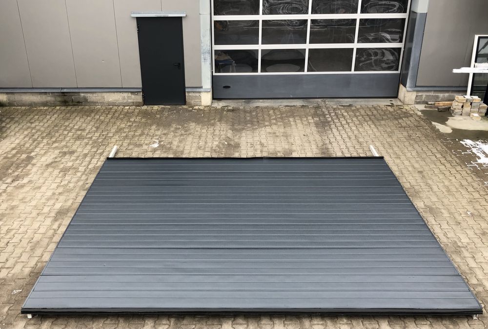 Brama 500 x 350 segmentowa garażowa przemysłowa przemysłowa rolowana