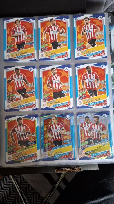 Karty PSV Eindhoven
2016/17
Topps Match Attax 
Uefa Champions League