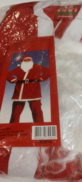 Nowy strój mikolaja rozmiar  uniwersalny