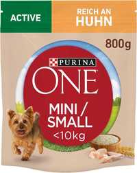 Purina One Mini/Small Active - karma dla psa, 8x800g (6,4kg) indyk+ryż