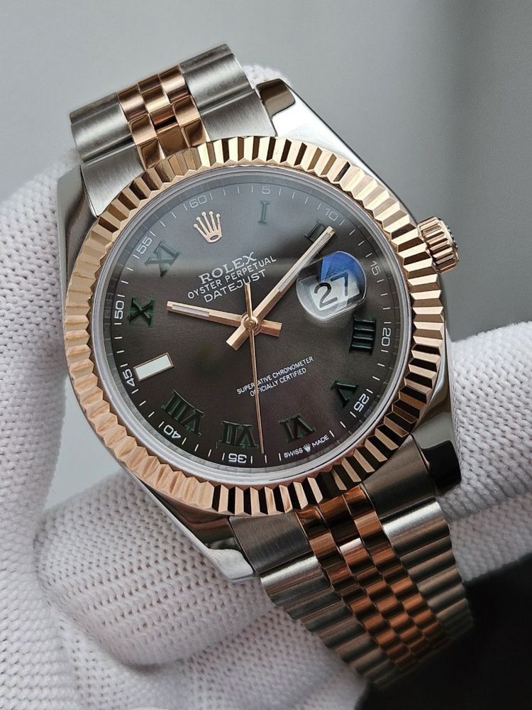 Швейцарские часы Rolex Datejust Wimbledon Stainless Style