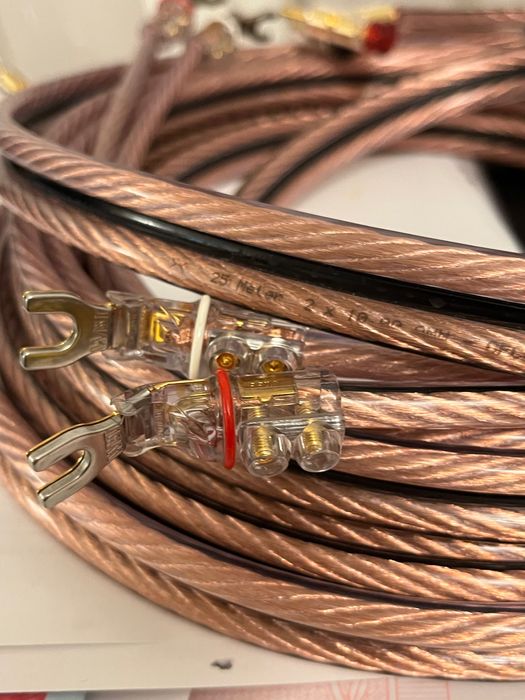 Kabel głośnikowy AIV 2x4m 10 mm2 OFCu