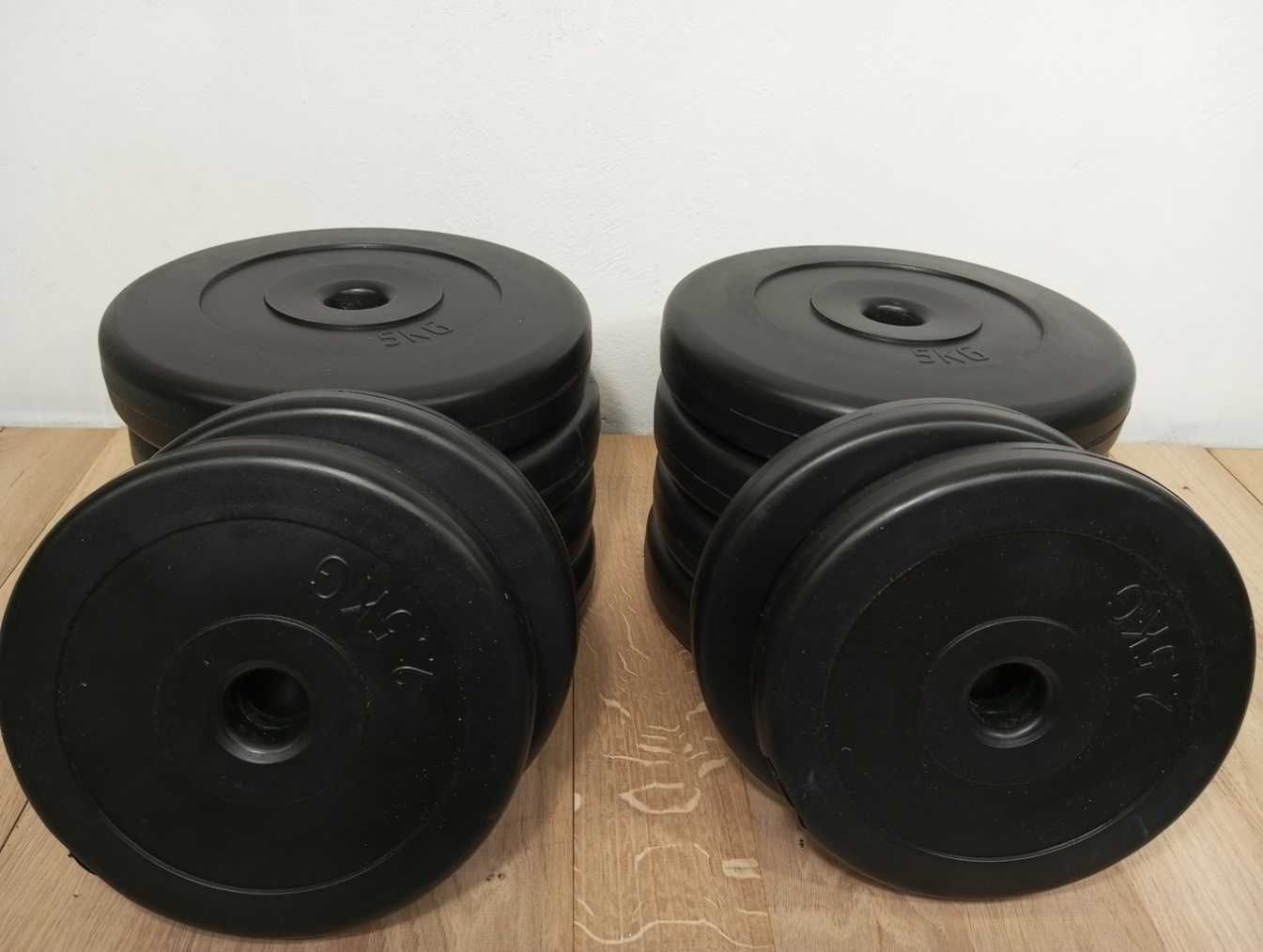 Дві набірні гантелі по 26 кг для регулярних тренувань