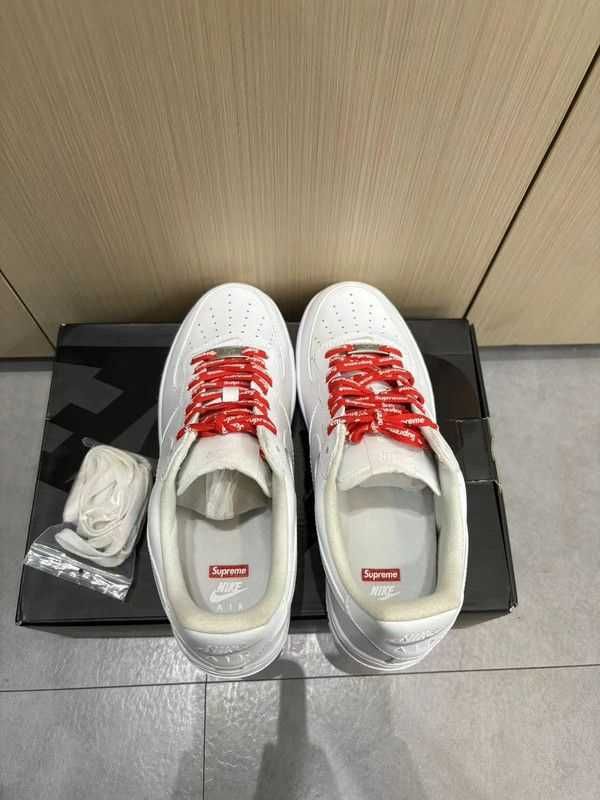 *NoweNikeAirForce1Supreme*White.38.5