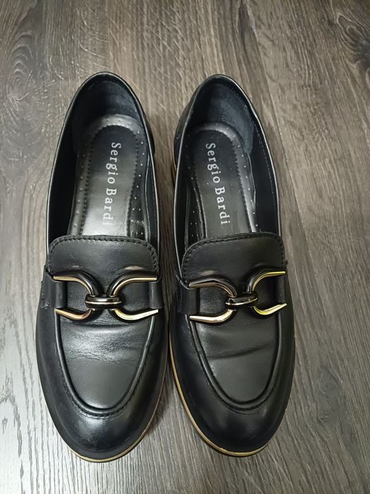 Półbuty Sergio Bardi skóra naturalna r. 37