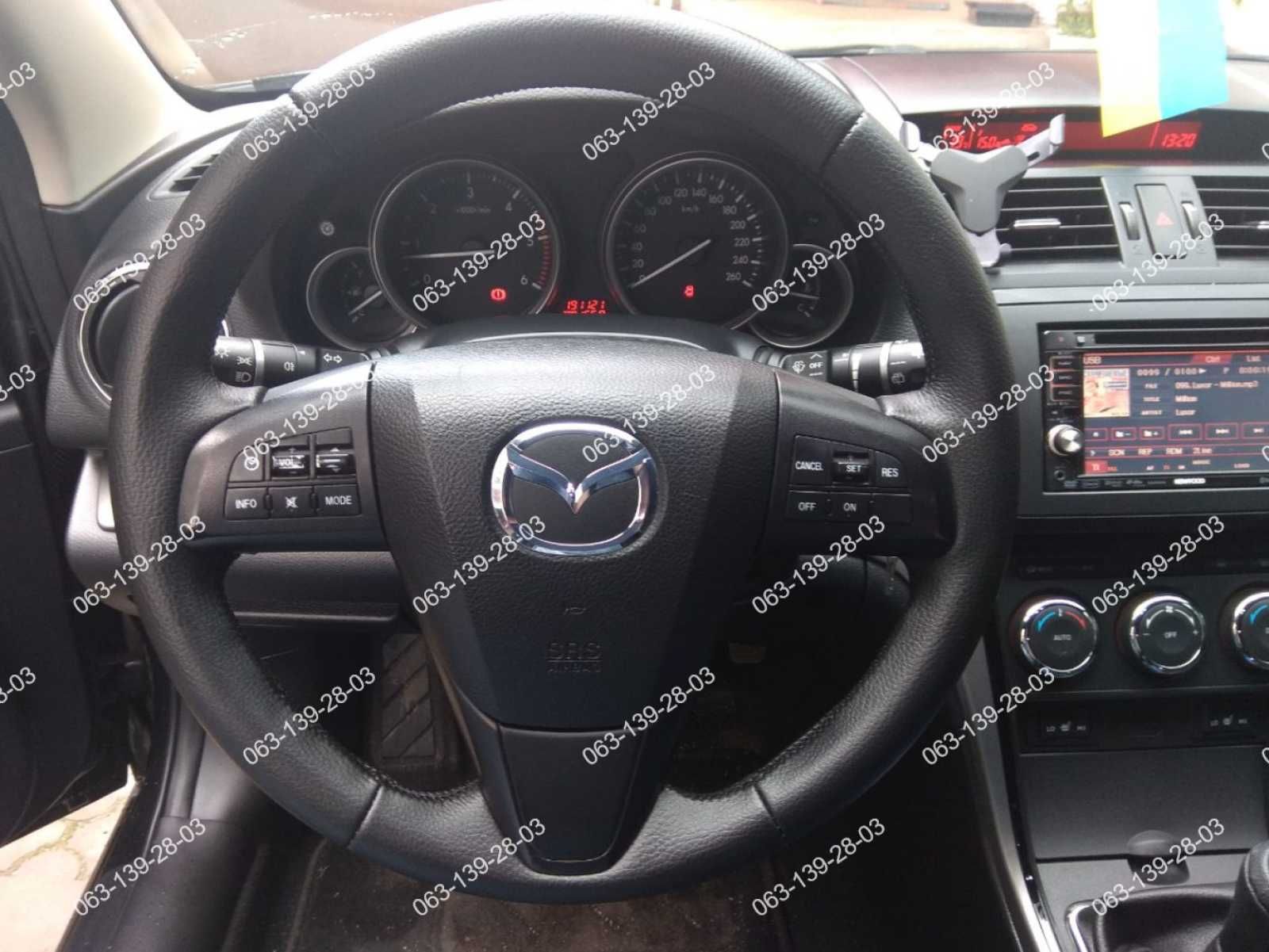 Mazda 3 5 6 CX-5 CX-7 CX-9 Оплетка чехол на руль Кожа Винил Мазда