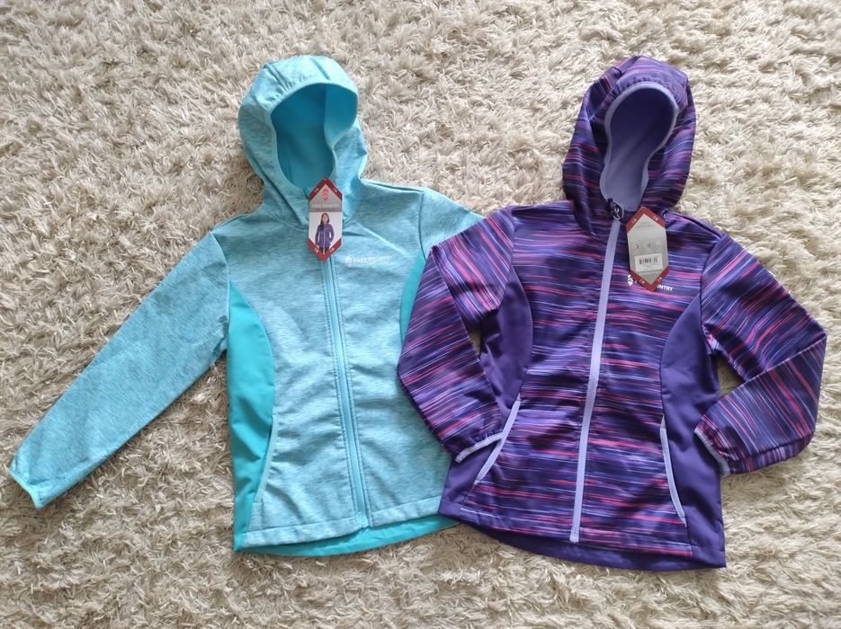 Kurtka dziecięca damska Softshell firmy Free Country 7/8 lat