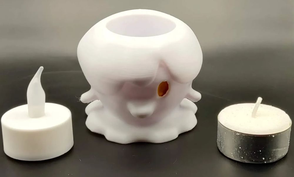 Suporte de Velas Pequenas "Pokemon Litwick"