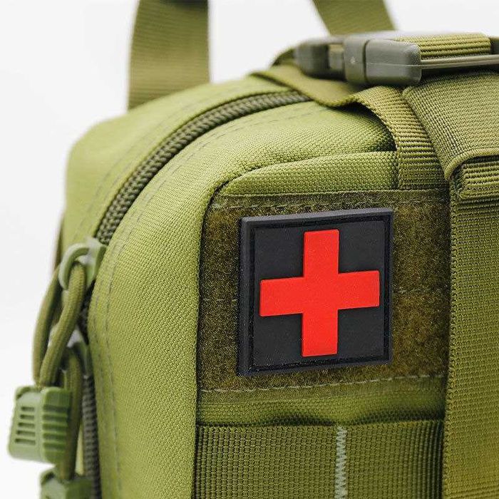 Підсумок аптечка тактична військова. Олива. Швидкий скид