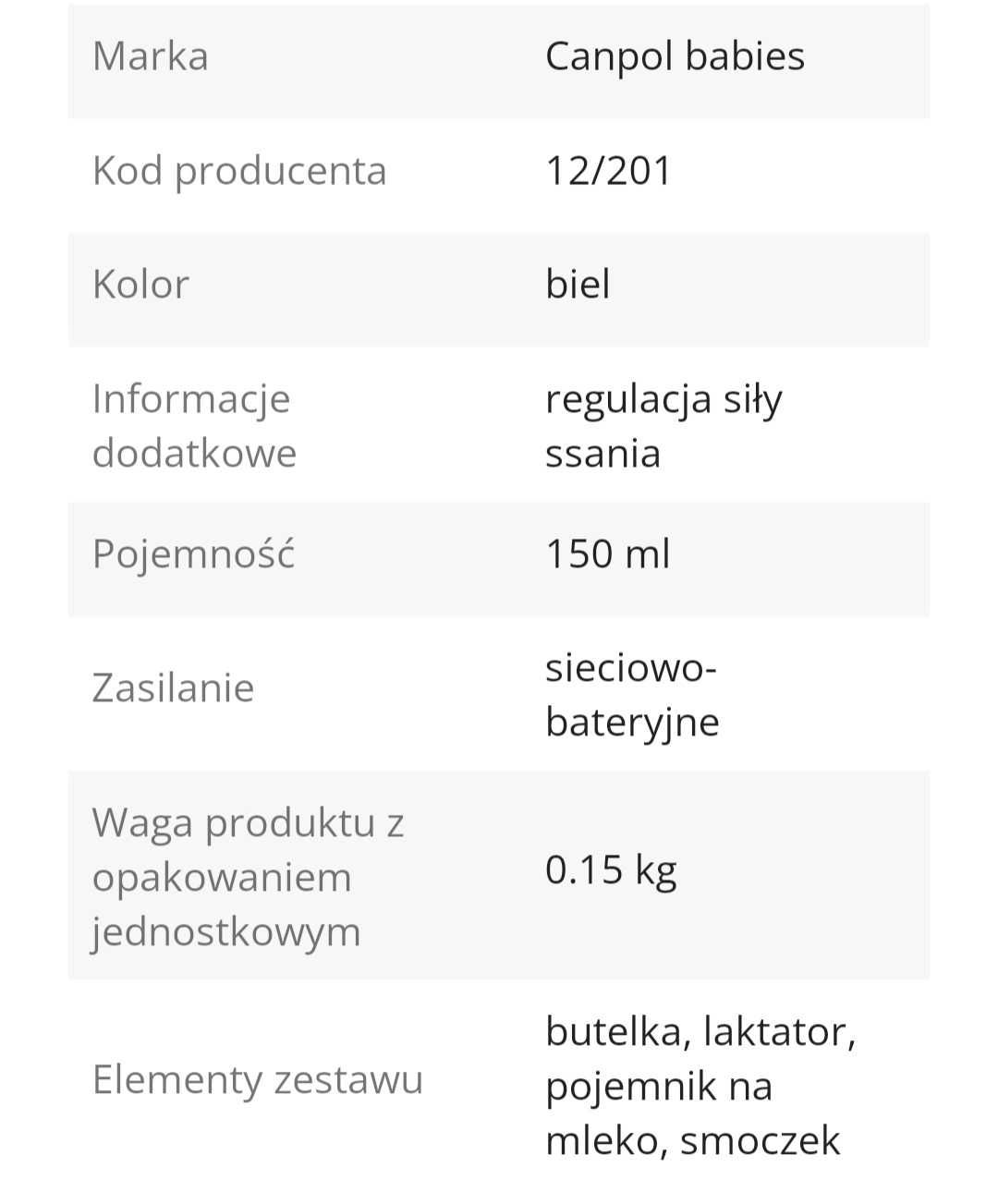 Laktator elektryczny EasyStart