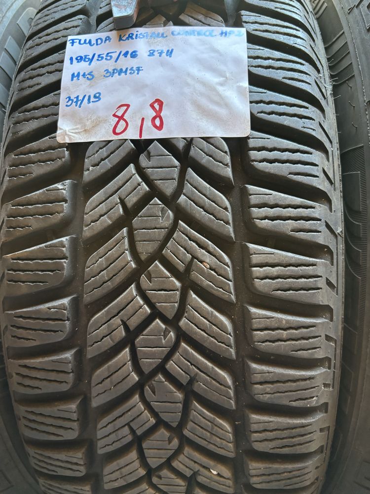 4x 195/55R16 87H FULDA KRISTALL CONTROL HP2 opona zimowa M+S 3PMSF