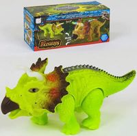 Динозавр Трицератопс   ходит Дінозавр