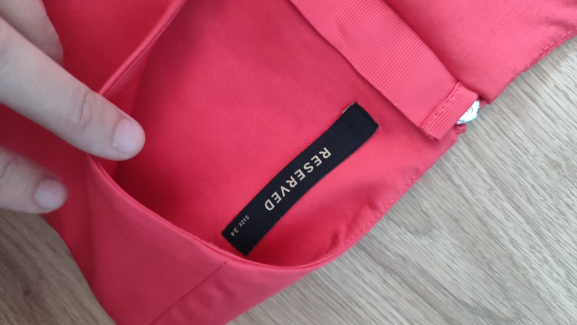 Bluzka z krótkim rękawem t-shirt sportowy adidas czerwony xxl