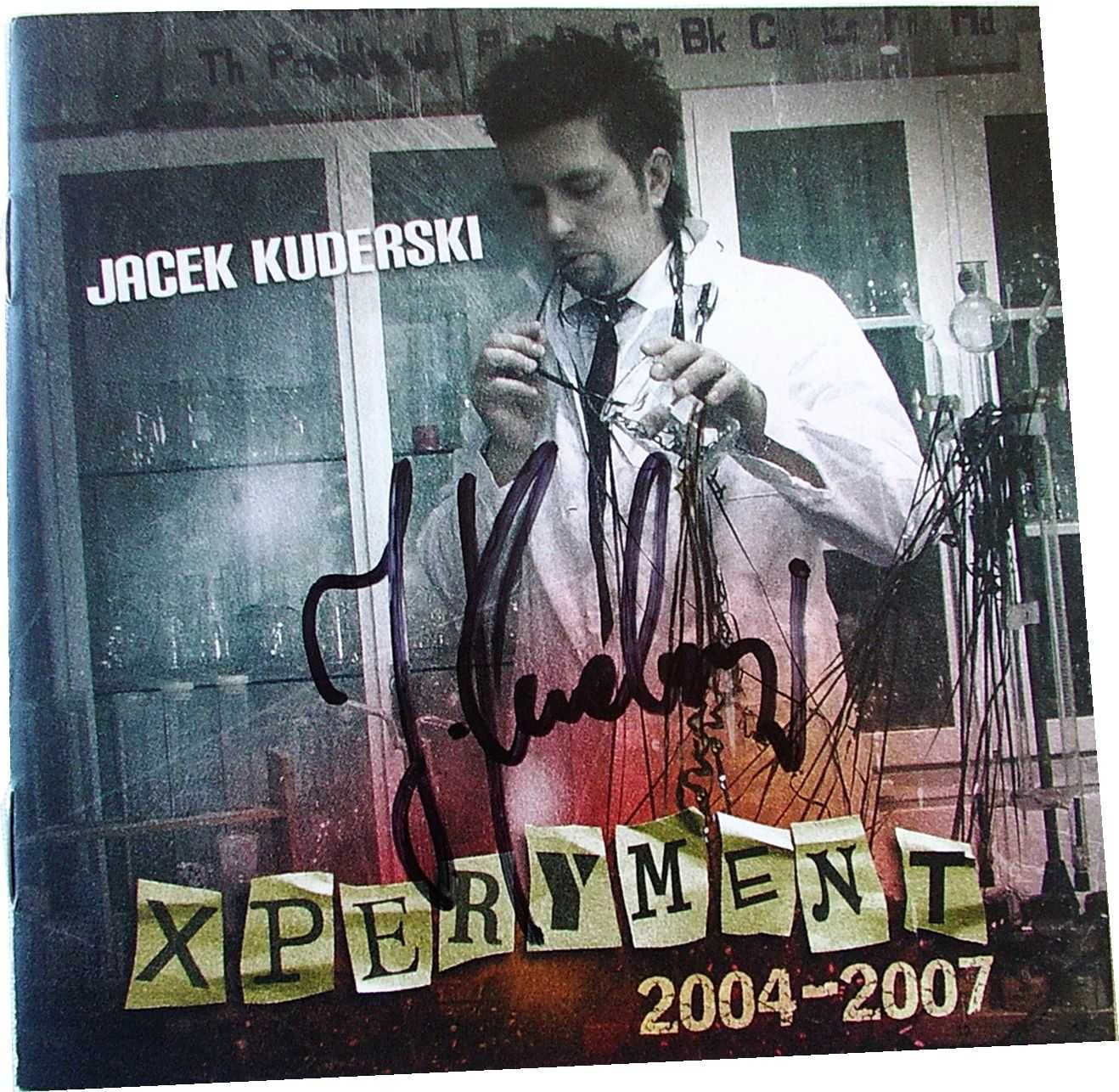 XPERYMENT 2004 - 2007 - Jacek Kuderski - płyta CD Myslovitz AUTOGRAF