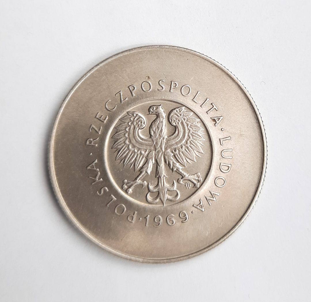 Stara moneta kolekcjonerska 25 rocznica PRL 10 zł  1969 Polska