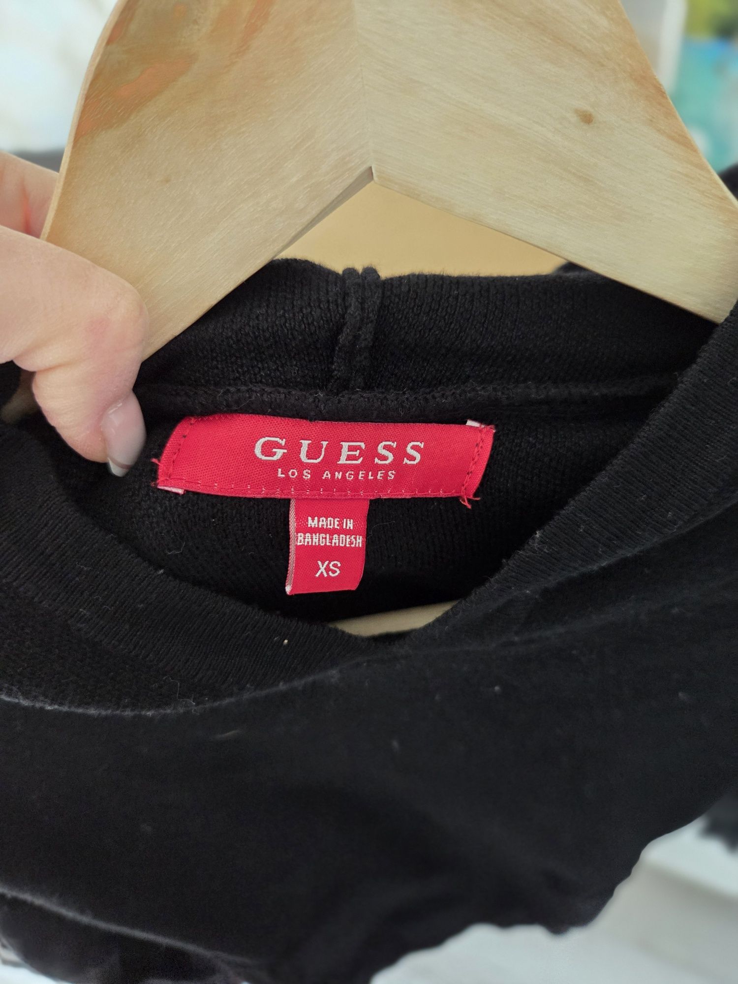 Guess bluza sweter z kapturem xs/s stan bdb polecam