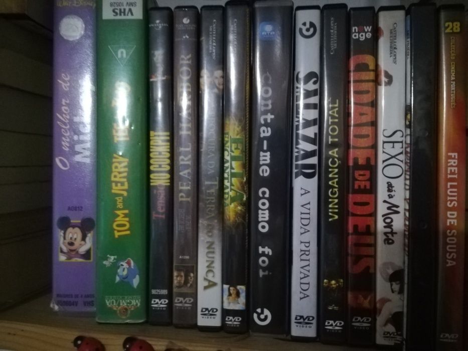 Cassetes Vídeo VHS / DVD 0.50 cada