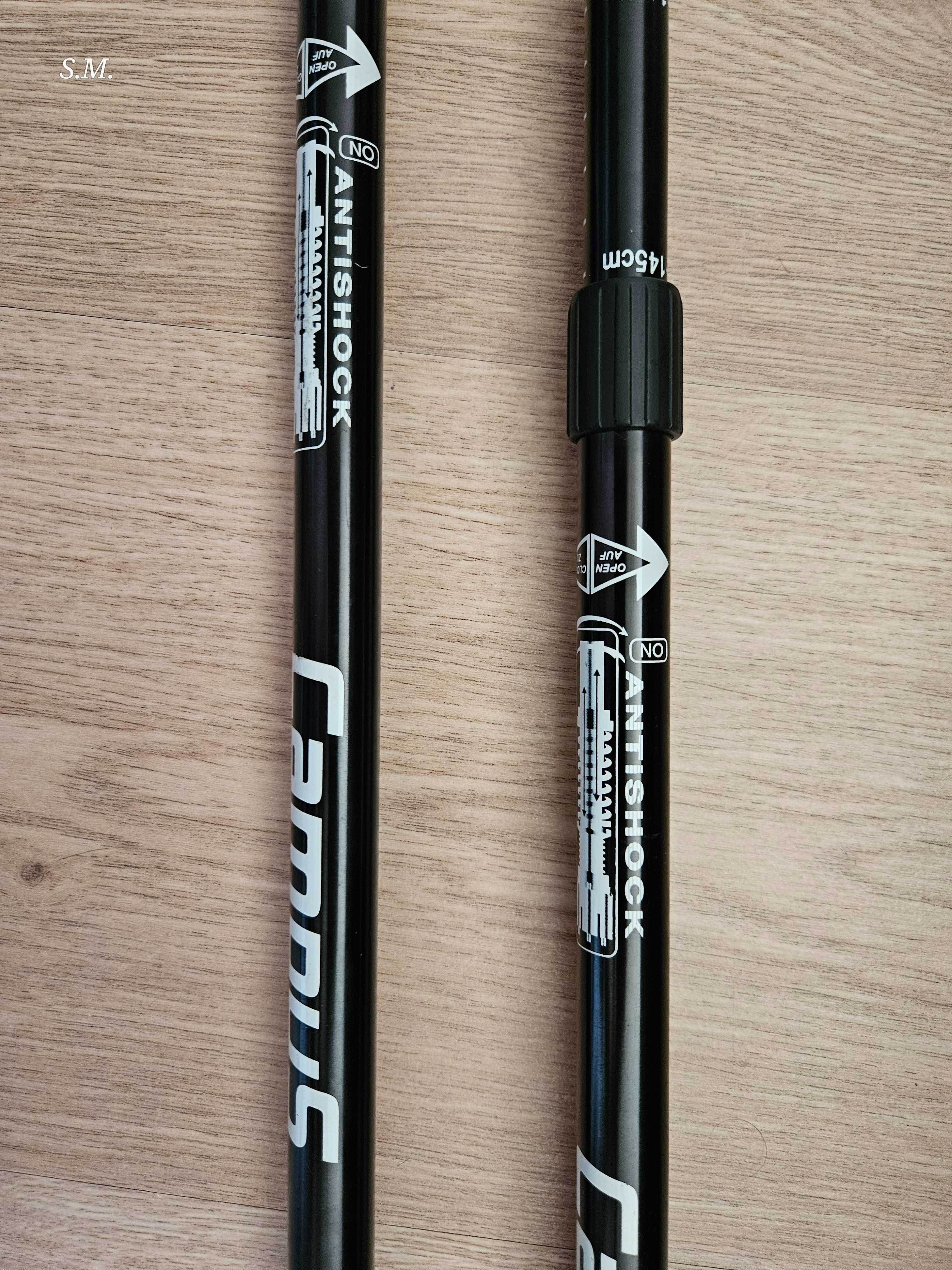 Bastões Trail CAMPUS, 110-145cm, antishock, NOVOS