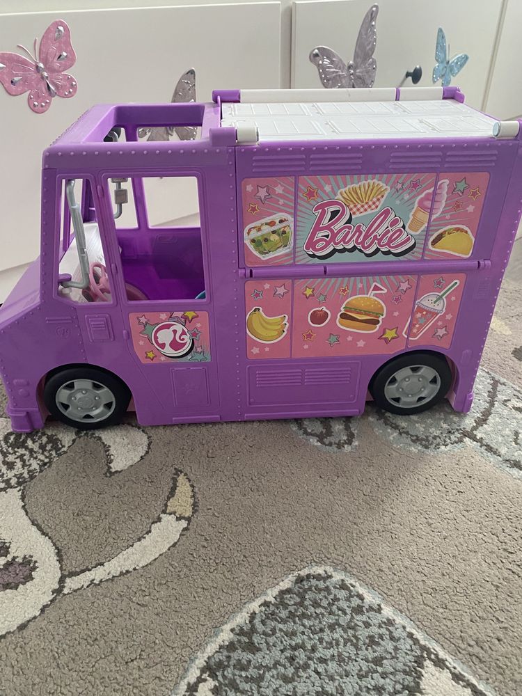 Barbie Samochód FoodTruck dla lalek oryginalny MATTEL