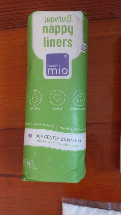 Fraldas reutilizáveis bambino mio novas