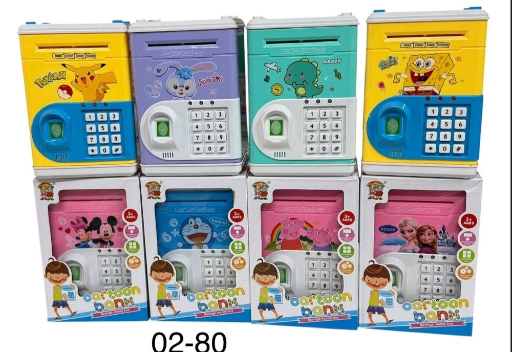 Детский сейф  копилка Покемон