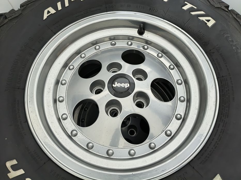 Oryginalne Felgi Usa z rantem 15 x8 Jeep Wrangler CJ YJ TJ Cherokee Xj