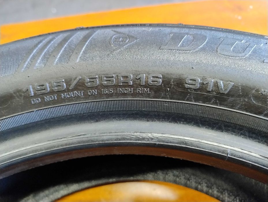 Dunlop 195/55/16 Para Całoroczne 24r.
