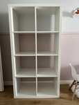 Regał Ikea Kallax 2x4 biały mat