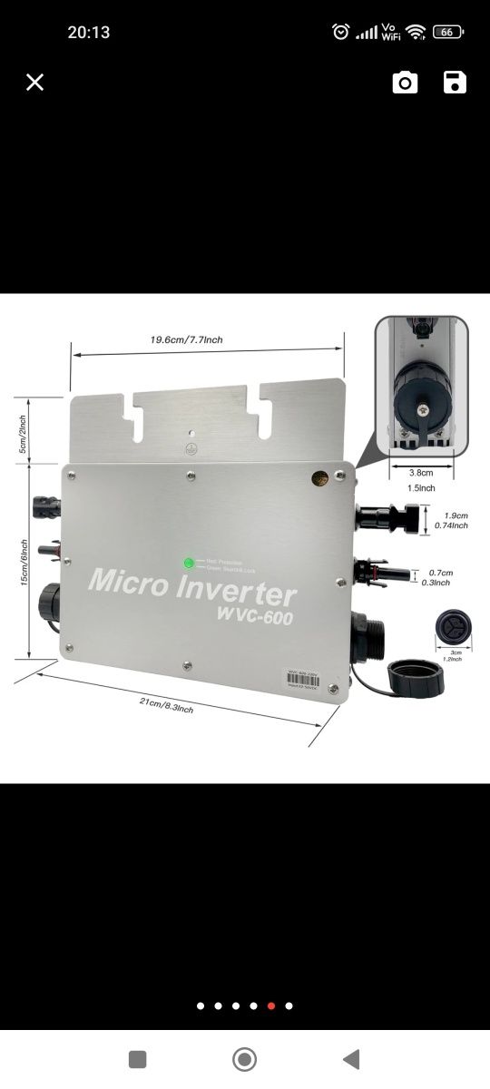 Micro inwerter WVC-600