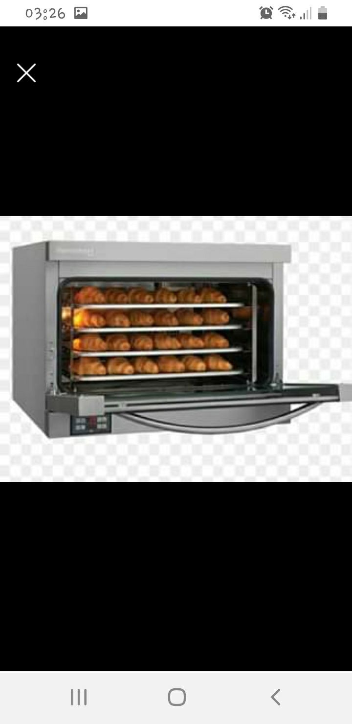 Forno convetor RAMALHOS Microram com tabuleiros 60X40 com estufa vapor