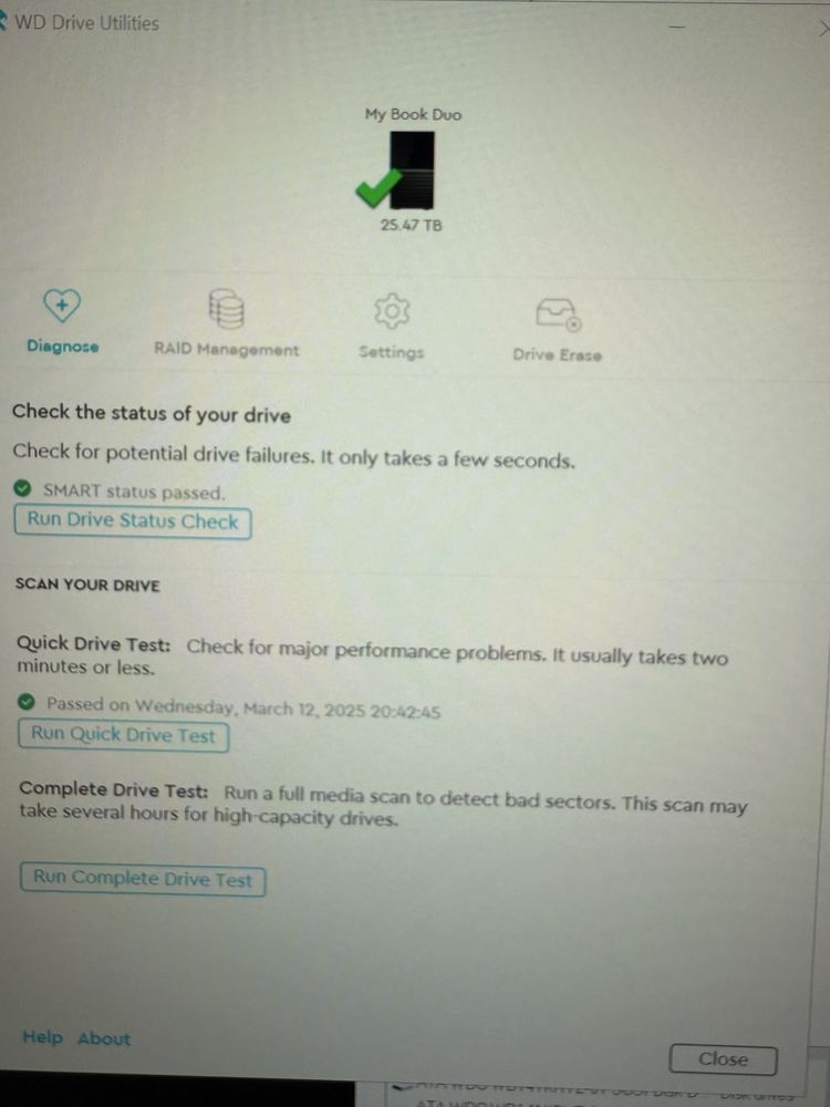 Зовнішній накопичувач WD my book duo 28TB