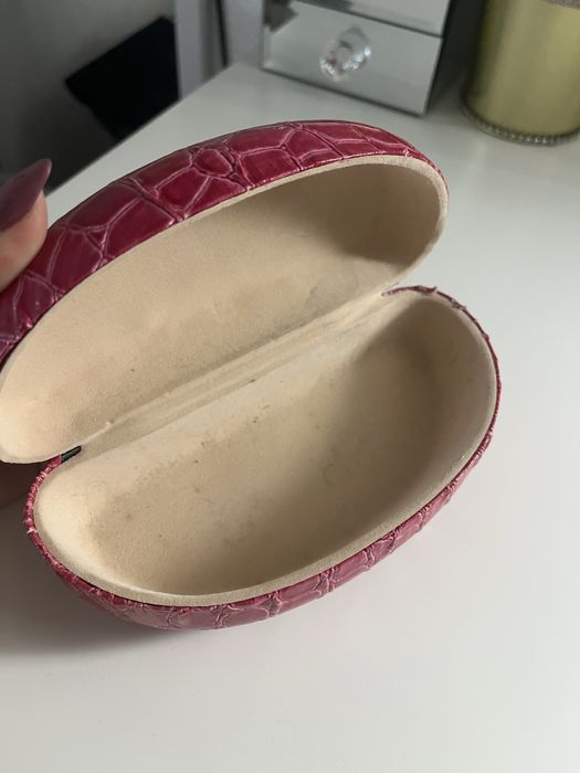 Estojo de óculos rosa choque/fúscia