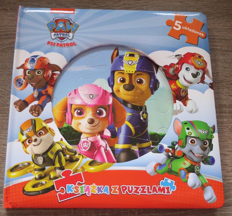 Książka z puzzlami Psi Patrol