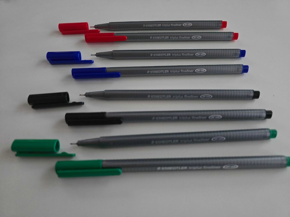 Staedtler Triplus, zestaw 48 szt. długopisy cienkopisy mazaki ołówki