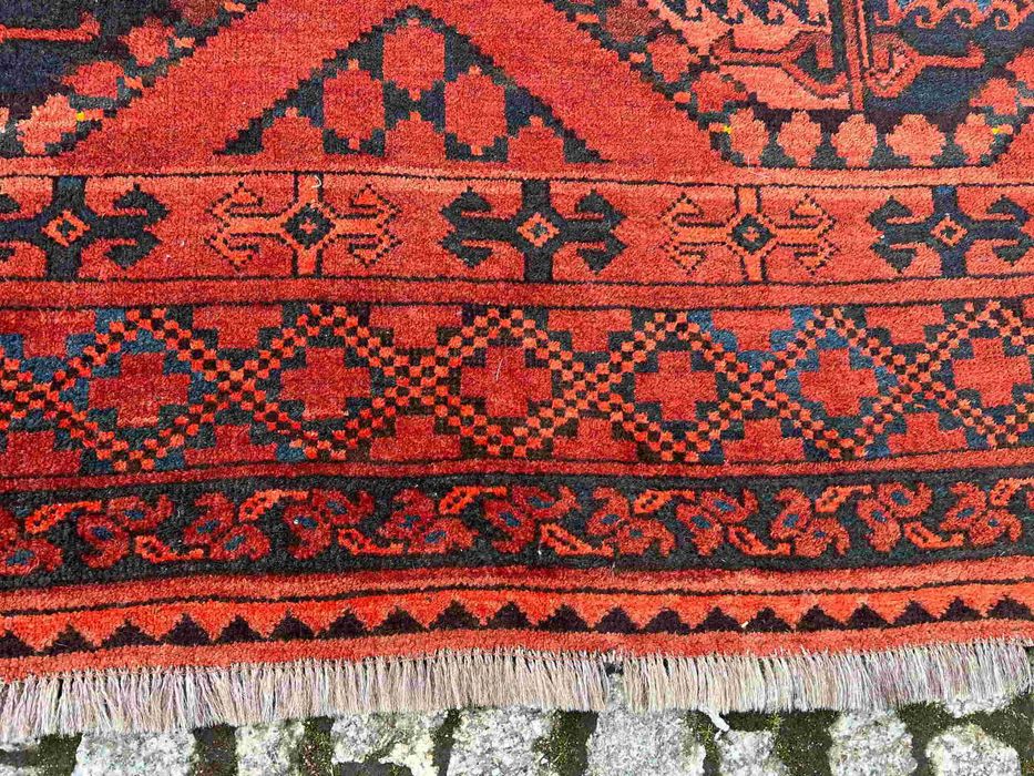 XIX wieczny kobierzec Afgan 215x135 galeria 13 tys