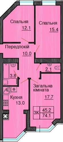 Продажа Трехкомнатная квартира ЖК София Нова, Новоселки,Теремки,Чабаны