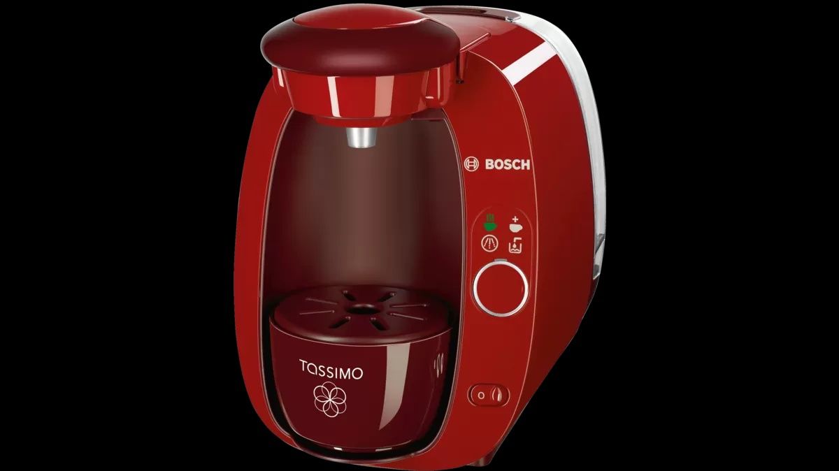 BOSCH CTPM02 TASSIMO ekspres na kapsułki czerwony bordowy