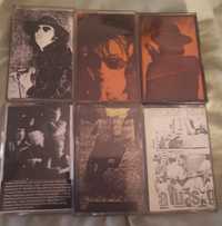 Cassettes de concertos Sisters of Mercy, The Very Things, Bone Orchard