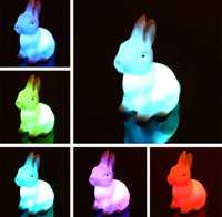Світильник нічник силіконовий лампа кролик зайчик