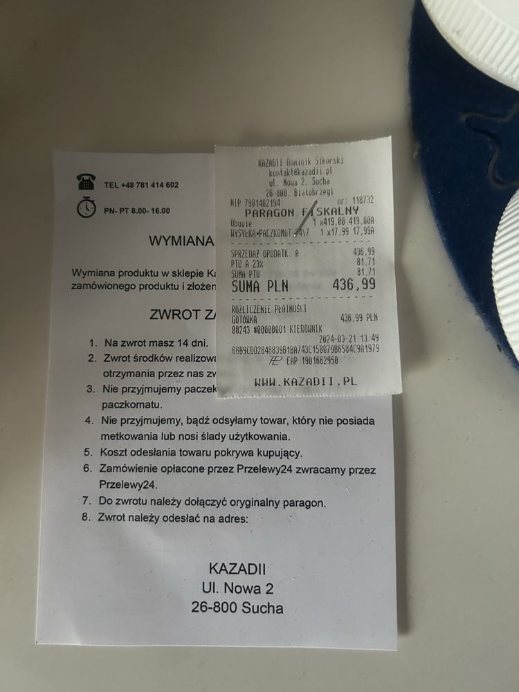 Buty kazadi skóra
