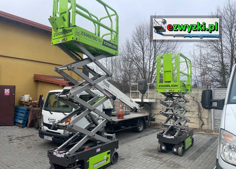Zwyżka podnośnik koszowy zwyżka nożycowa z operatorem lub bez wynajem
