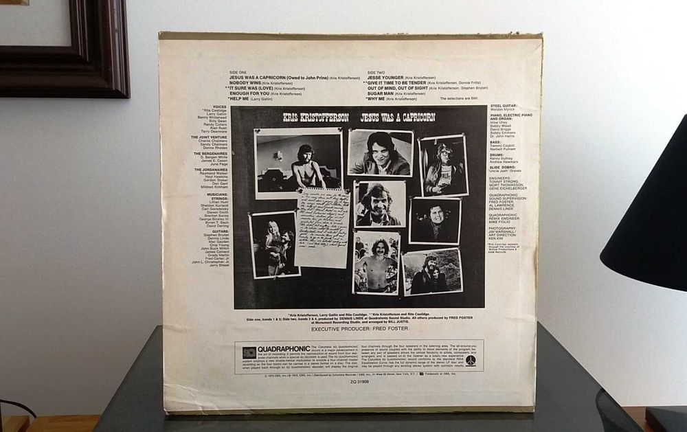 Kris Kristofferson - Jesus was a capricorn (1972, quadrifônico)