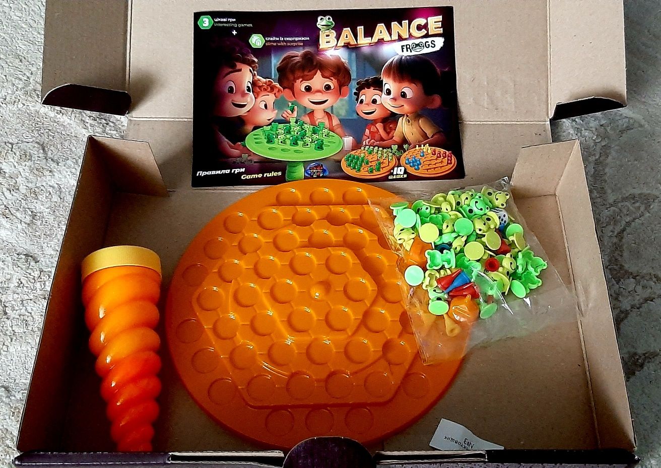Розвиваюча настільна гра Balance Frogs, Danko Toys
