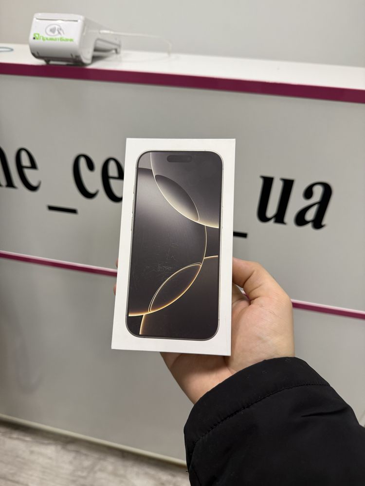 Iphone 16 pro 256 narural акційна ціна айфон новий sim+ e sim