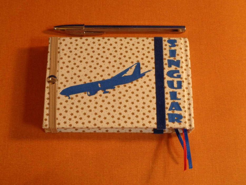LogBook de Comissários de Bordo. A6 Costura Clássica. Portes Inclusos.