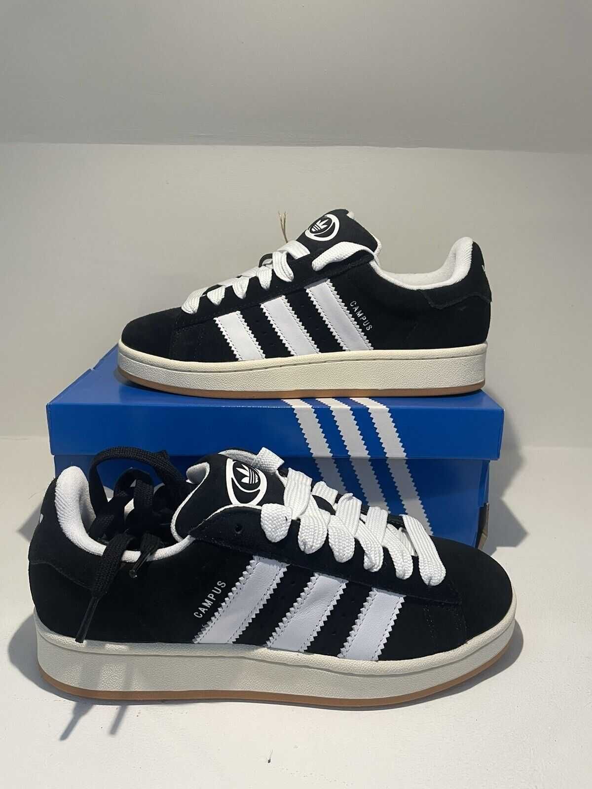 Goma Adidas Campus 00s Baja Blanca Negra  42