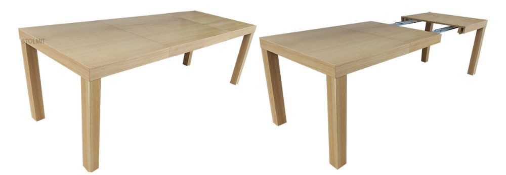 Kwadratowy stół rozkładany do 120/140cm +4krzesła dąb naturalny wymiar