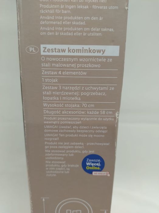 Ozdobny zestaw kominkowy LivarnoHome